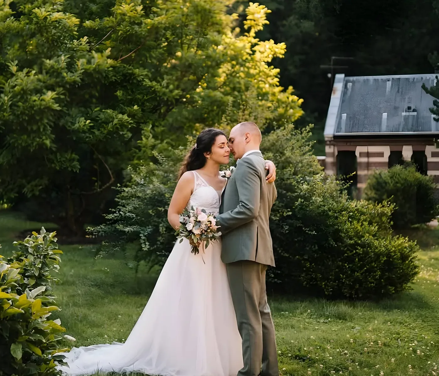 Table dressée pour un mariage au Domaine de Joinville
