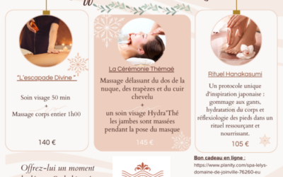 Coffrets détente Noël – Spa LeLys